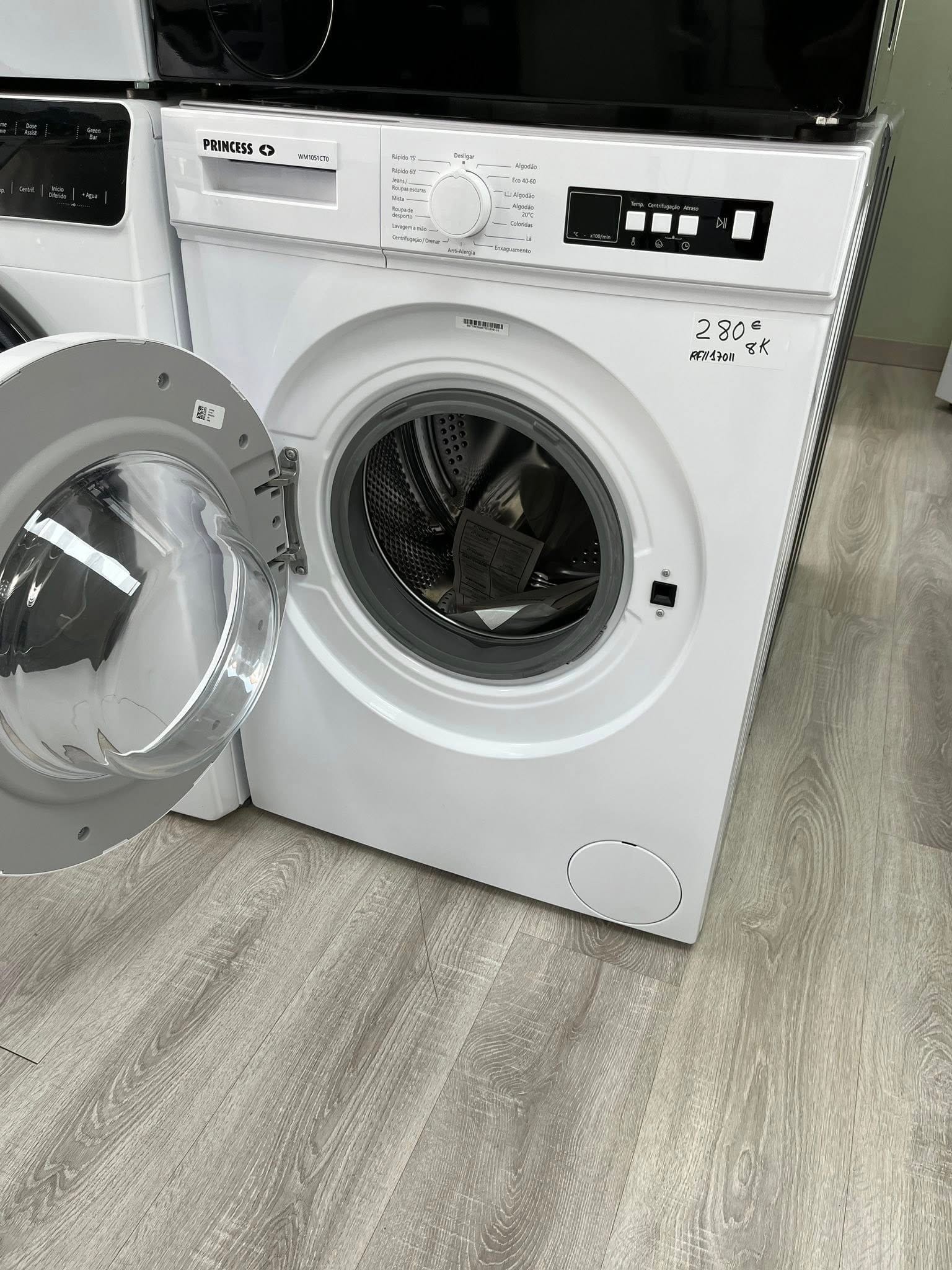 lavadora princess 8kg wm1051ct0